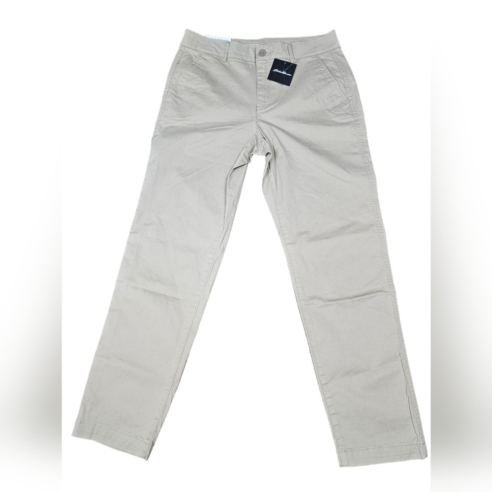 EDDIE BAUER Legend Wash Straight Leg Chino, Mid Rise Size 6 Khakis